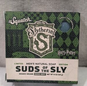 Dr Squatch Harry Potter Slytherin House "Suds Of The Sly" Natural Bar Soap